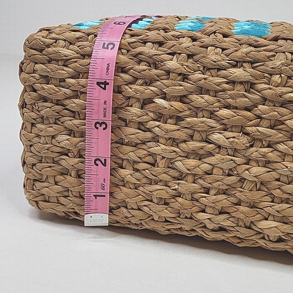ESPRIT Large Woven Straw Tote Purse - Picture 4 of 17